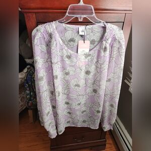 NWT Cabi Poppy Blouse